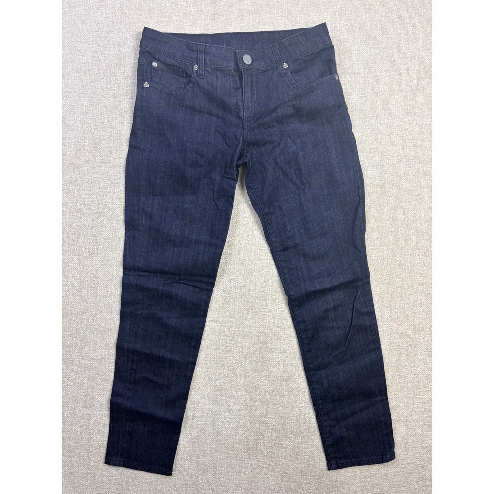 Kut from the Kloth Womens Skinny Jeans Dark Indigo Blue Denim Size 6